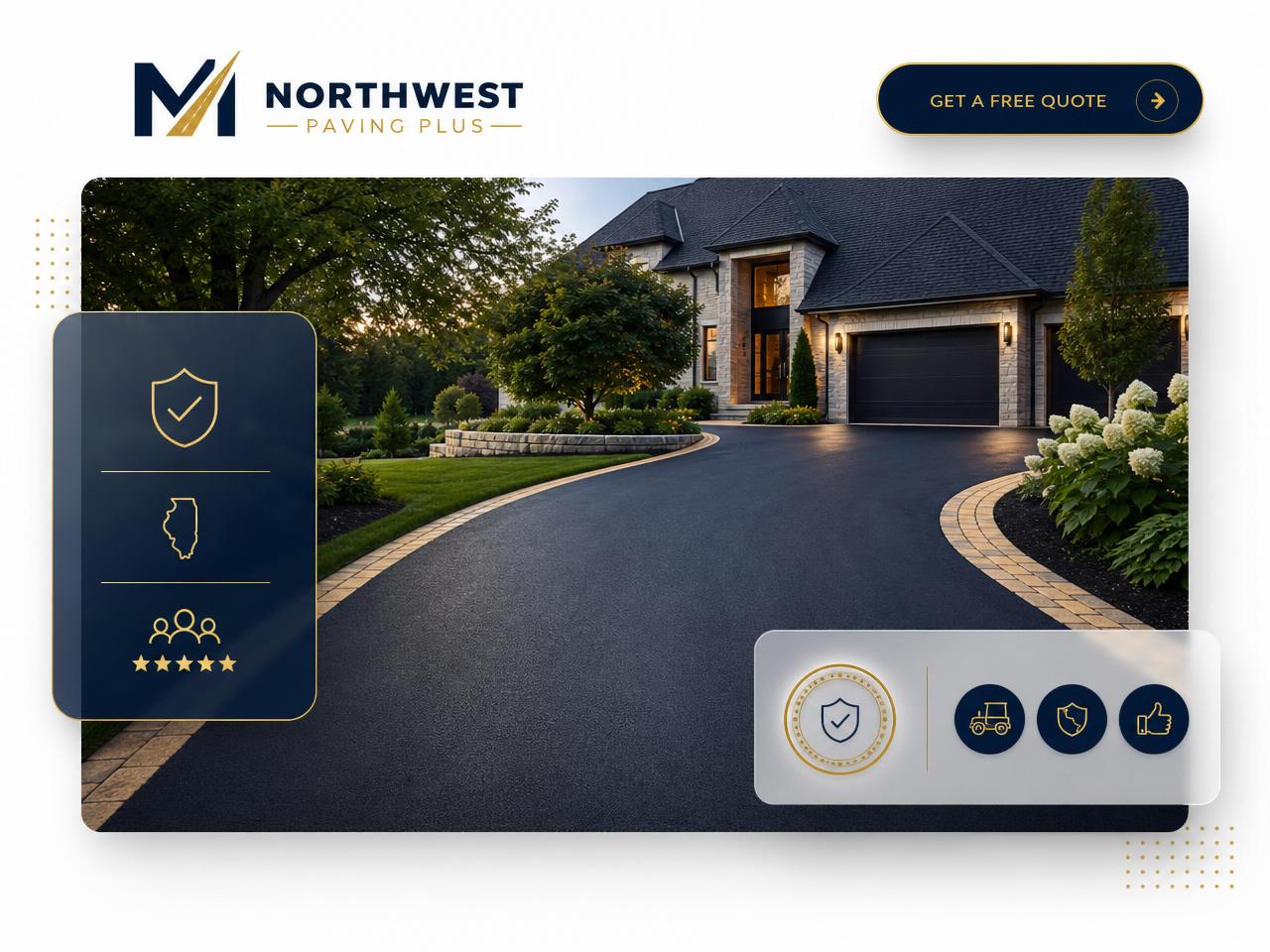 Northwest Paving Plus website preview